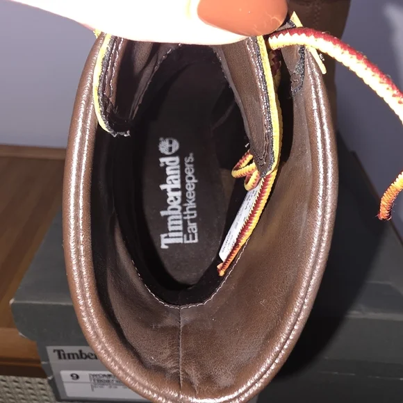 Timberland Women's Tan Leather Boots - Picture 5 of 6